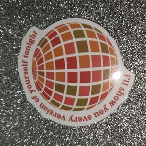 10/$10 Taylor Swift Waterproof Sticker lyrics Mirrorball